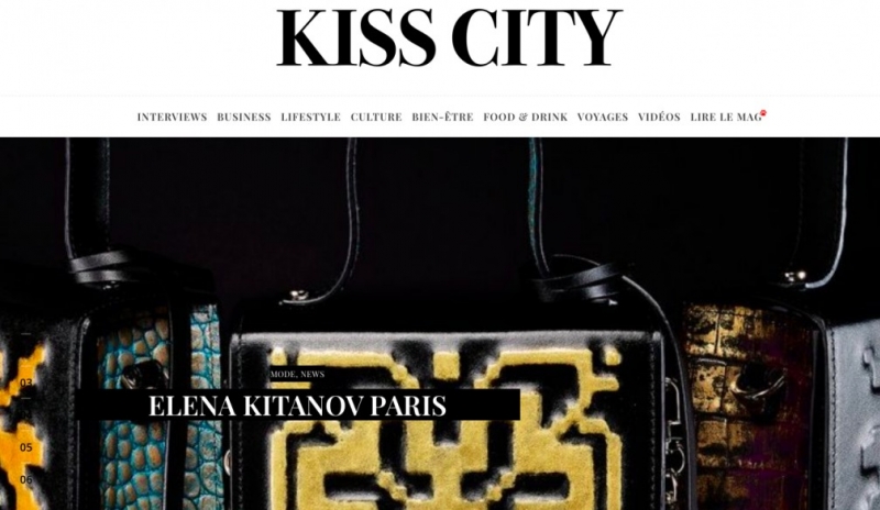 ELENA KITANOV PARIS PARUE DANS KISS CITY MAG 