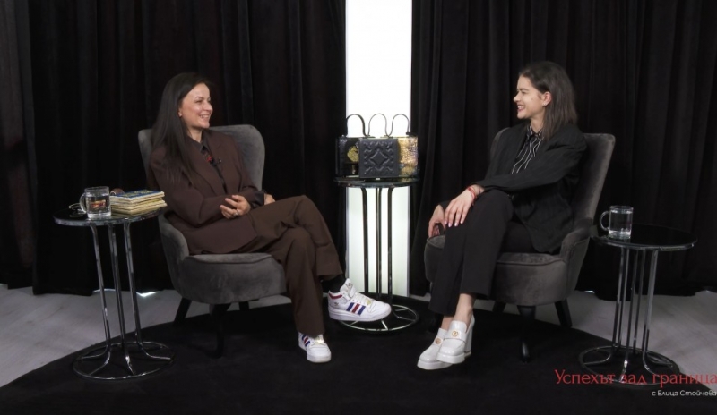 Elena Kitanova, invitée à la télévision sur Code Fashion TV